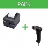 Pack Impresora Ticket 80mm + Lector Códigos de Barra USB