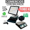 TPV Táctil KT-Premier 15'' con Balanza Tiendas y Comercios - 80mm + Lector códigos barra